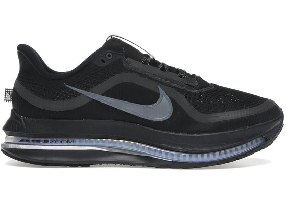 Nike Air Zoom Pegasus Premium Black Metallic Silver sneakers - authentic Nike shoes