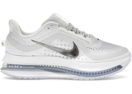 Nike Air Zoom Pegasus Premium White Metallic Silver (Women's) - authentic Nike sneakers