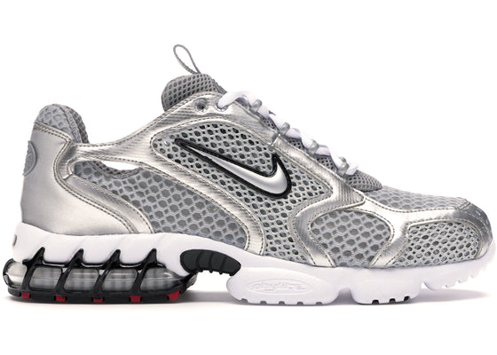Nike Air Zoom Spiridon Cage 2 Metallic Silver sneakers - authentic streetwear shoes