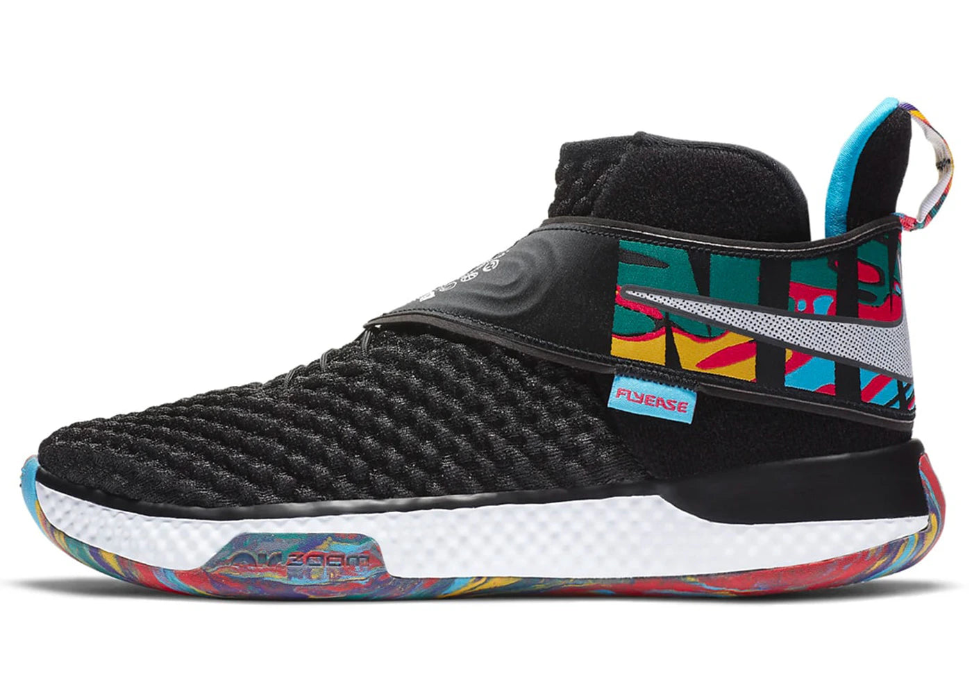 Nike Air Zoom Unvrs Flyease Black Current Blue - vue secondaire B