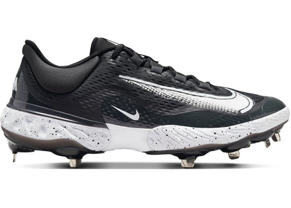 Nike Alpha Huarache Elite 4 Low Black Dark Smoke Grey White - sneakers view 2
