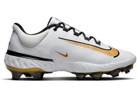Nike Alpha Huarache Elite 4 Low MCS White Black Metallic Gold