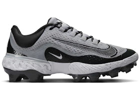 Nike Alpha Huarache Elite 4 Low MCS Wolf Grey White Dark Smoke Grey - vue 360