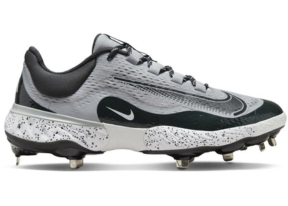 Nike Alpha Huarache Elite 4 Low Wolf Grey White Dark Smoke Grey - authentic Nike sneakers