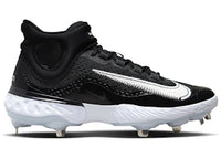 Nike Alpha Huarache Elite 4 Mid Black Blue Tint Pure Platinum White