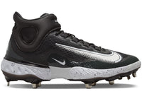 Nike Alpha Huarache Elite 4 Mid Black Dark Smoke Grey White
