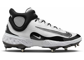 Nike Alpha Huarache Elite 4 Mid White Black - vue 360