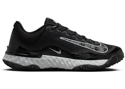 Nike Alpha Huarache Elite 4 Turf Black Pure Platinum Iron Grey (Women's)