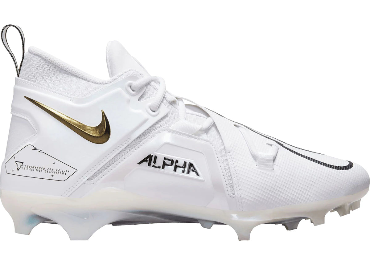 Nike Alpha Menace Pro 3 White Gold - vue 360