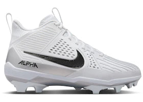 Nike Alpha Menace Strong White Metallic Silver Black - vue 360