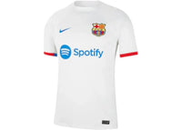 Nike Barcelona F.C. 2023/24 Second Retro Logo Edition Dri-Fit Stadium Jersey White