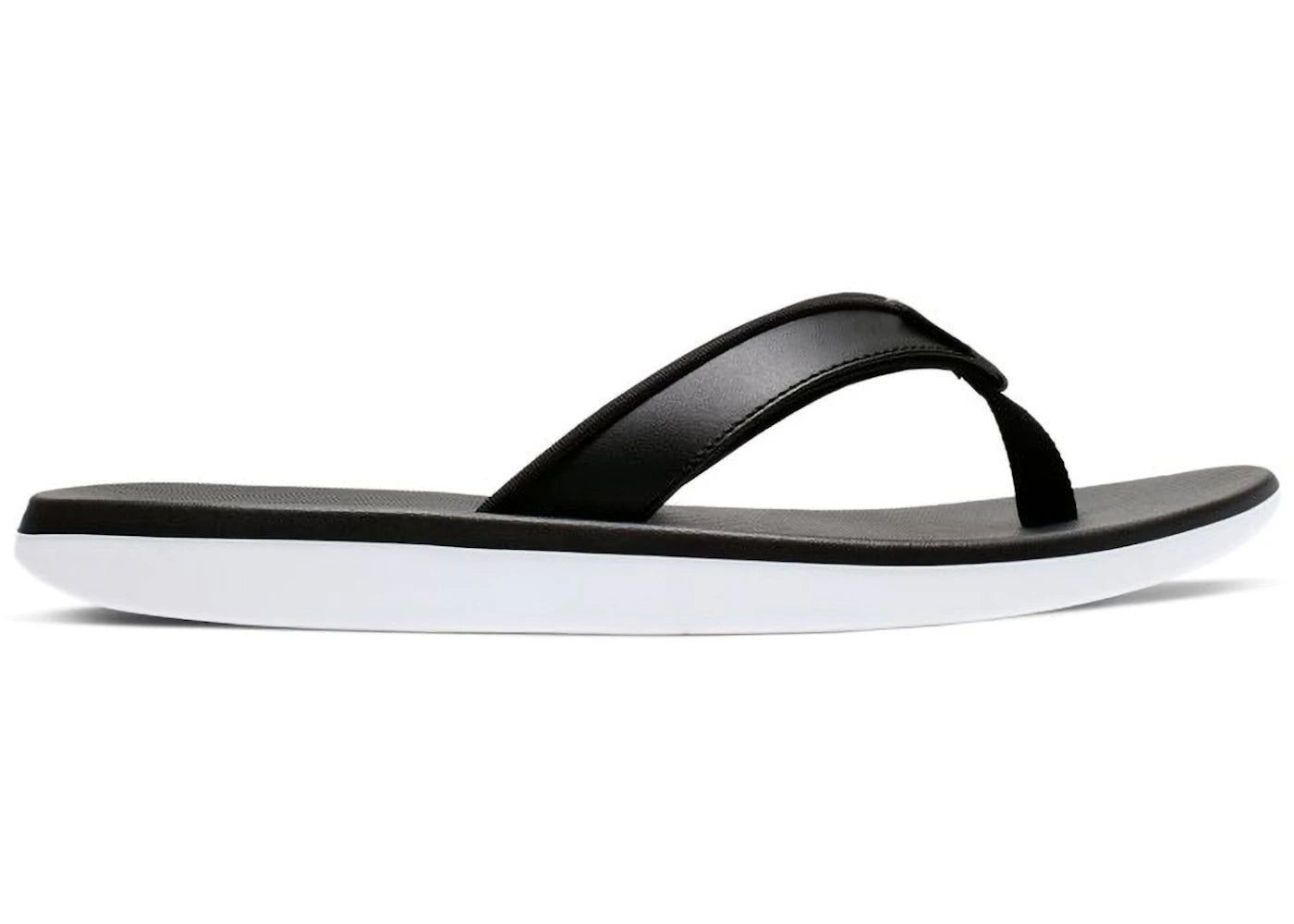 Nike Bella Kai Thong Sandal Black Metallic Silver White (Women's) - vue secondaire A