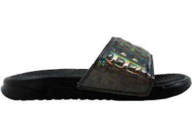 Nike Benassi JDI Ultra Premium Black/Black-Silver (Women's)