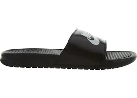Nike Benassi Jdi Black Pure Platinum-Black - vue 360