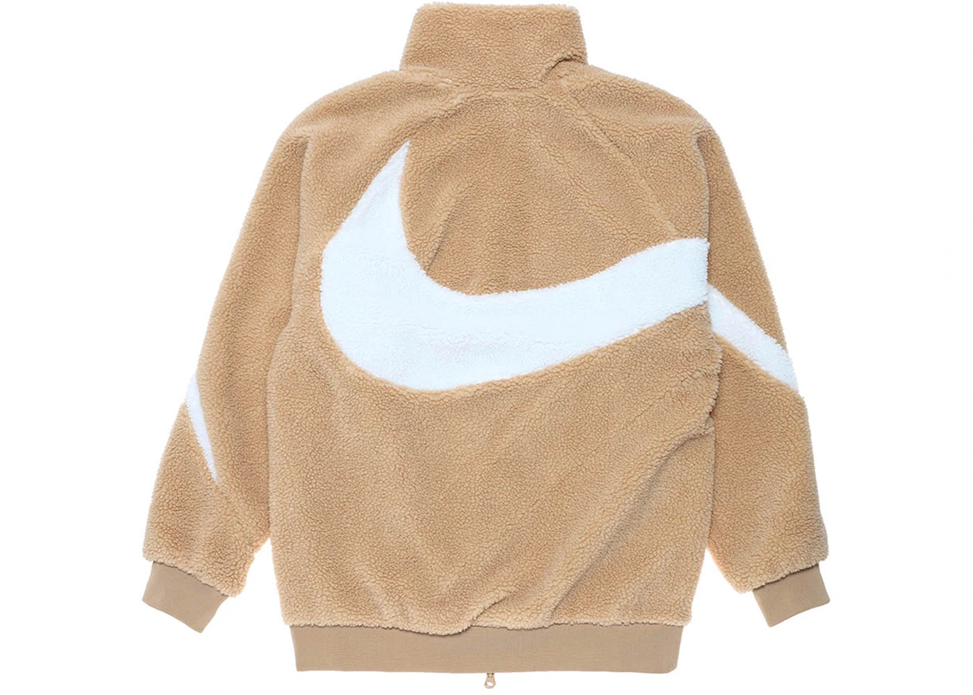 Nike Big Swoosh Reversible Boa Jacket (Asia Sizing) Hemp White - vue secondaire B