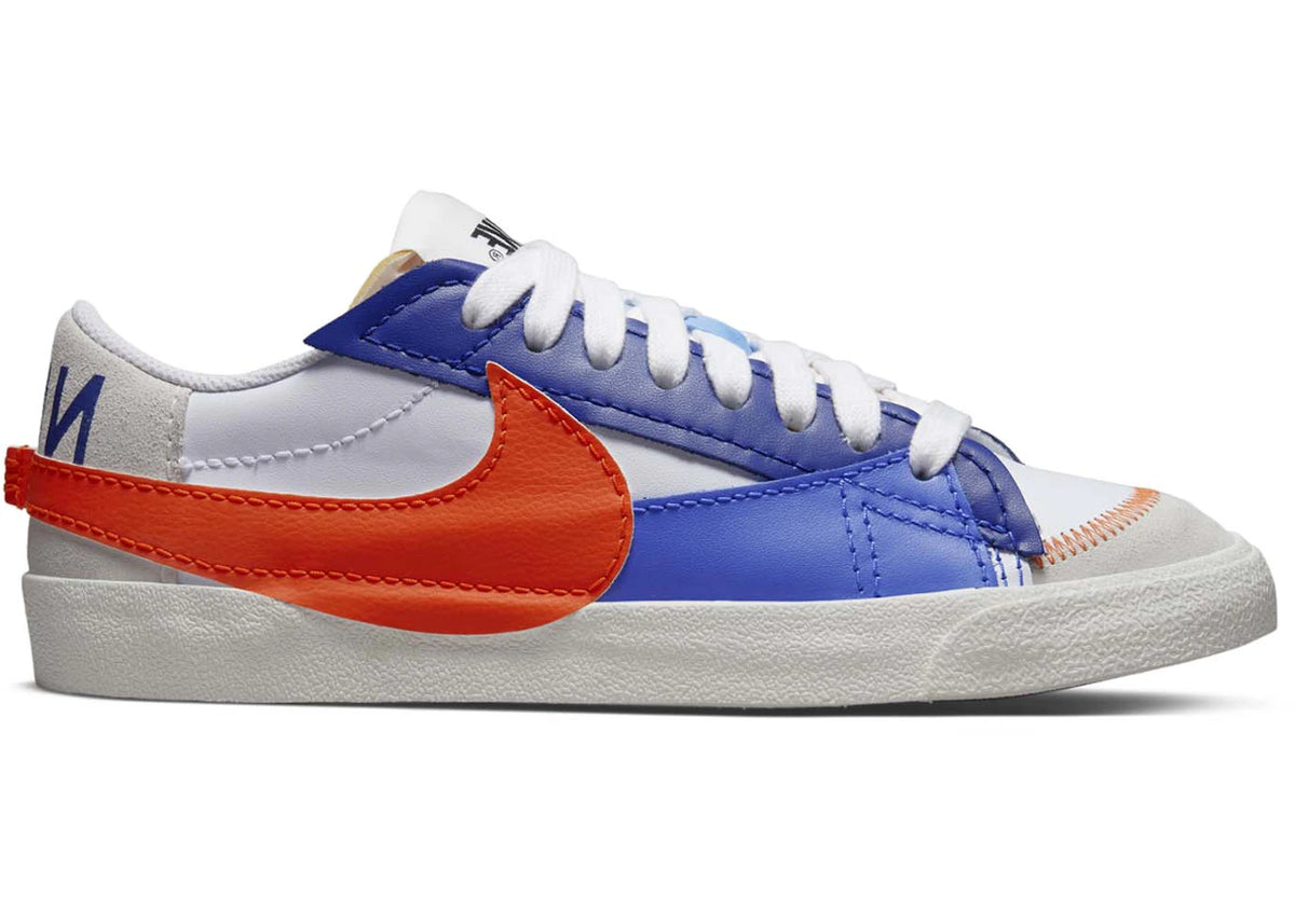 Nike Blazer Low 77 Jumbo Deep Royal Safety Orange - vue secondaire A