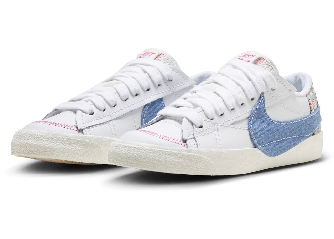 Nike Blazer Low 77 Jumbo Denim Swoosh Boucle (Women's) - vue secondaire B