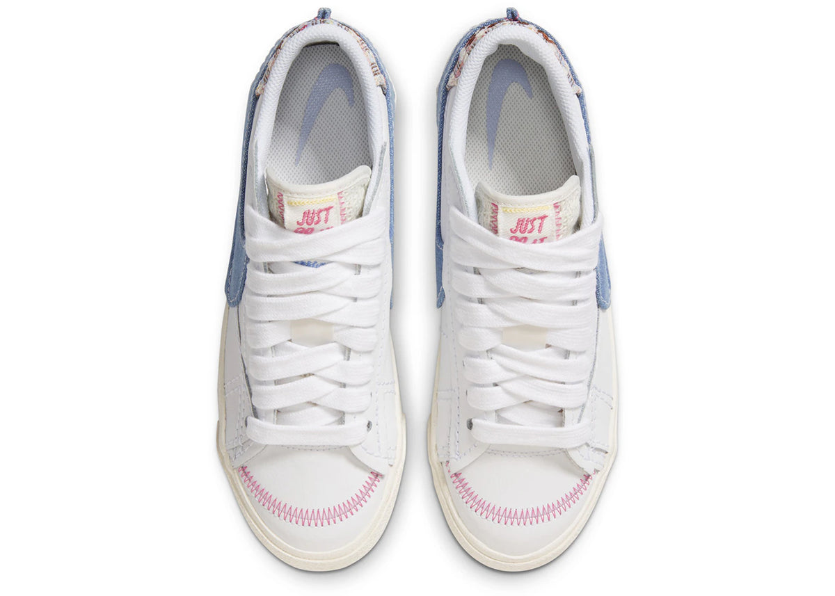 Nike Blazer Low 77 Jumbo Denim Swoosh Boucle (Women's) - vue secondaire B