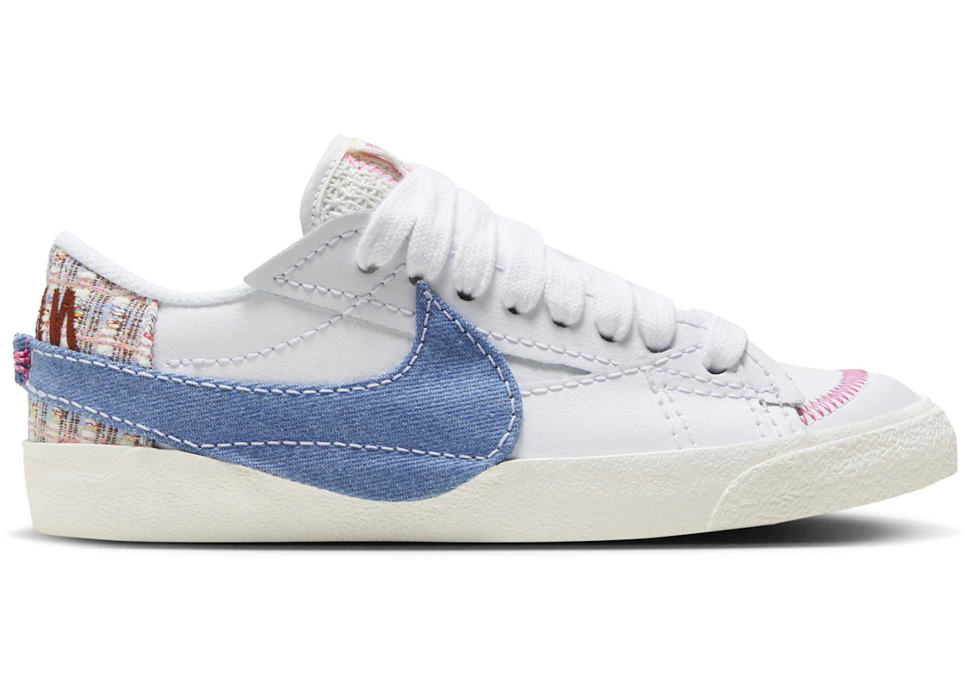 Nike Blazer Low 77 Jumbo Denim Swoosh Boucle (Women's) - vue secondaire A