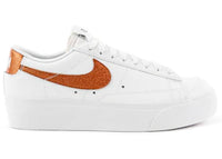 Nike Blazer Low Platform Essential White Metallic Copper (Women's)
