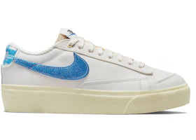 Nike Blazer Low Platform Sail Game Royal (Women's)