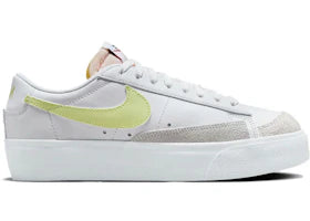 Nike Blazer Low Platform White Life Lime (Women's) - vue 360