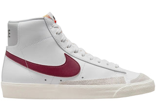 Nike Blazer Mid 77 Vintage White Dark Beetroot Grey Fog Black - authentic Nike sneakers