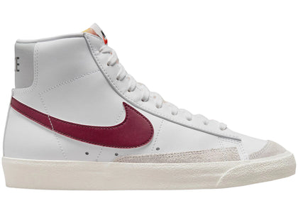 Nike Blazer Mid 77 Vintage White Dark Beetroot Grey Fog Black - authentic Nike sneakers