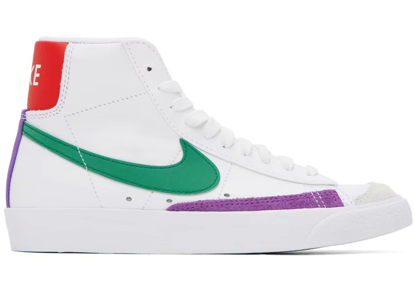 Nike Blazer Mid 77 Vintage White Green Fuchsia (Women's) - vue 360