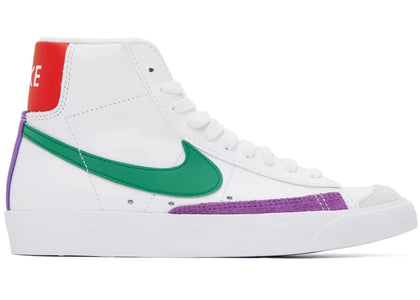 Nike Blazer Mid 77 Vintage White Green Fuchsia (Women's) - authentic Nike sneakers