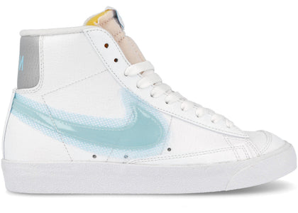 Nike Blazer Mid 77 White Glacier Blue (Women's) - authentic Nike sneakers