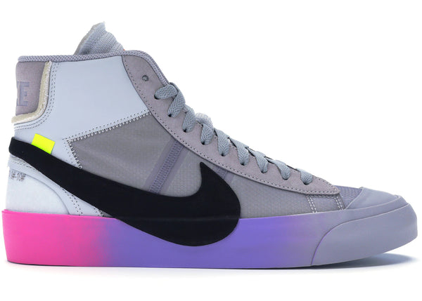 Nike Blazer Mid Off-White Wolf Grey Serena Queen sneakers - authentic Nike shoes