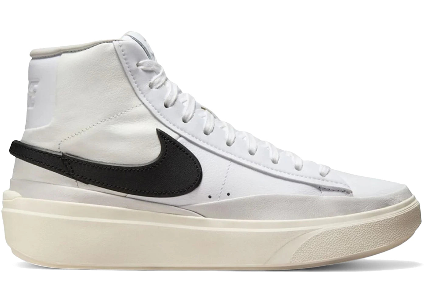 Nike Blazer Phantom Mid White Black - vue secondaire A