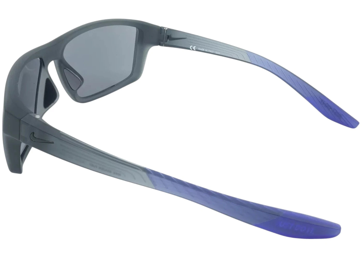 Nike Brazen Fury Wrap Sunglasses Matte Dark Grey Filver Flash (BRAZEN-FURY-MI-DC3294-021-6017) - vue secondaire B