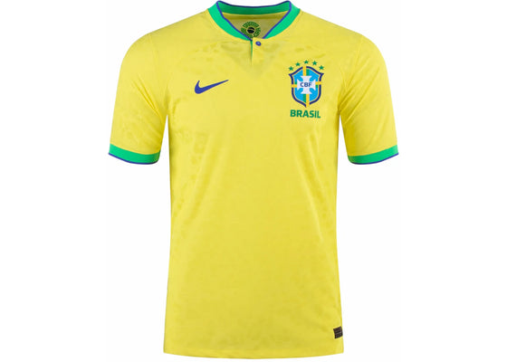 Nike Brazil 2022/23 Stadium Home ADV Dri-FIT Soccer Jersey Dynamic Yellow/Green sneakers - authentic Nike shoes