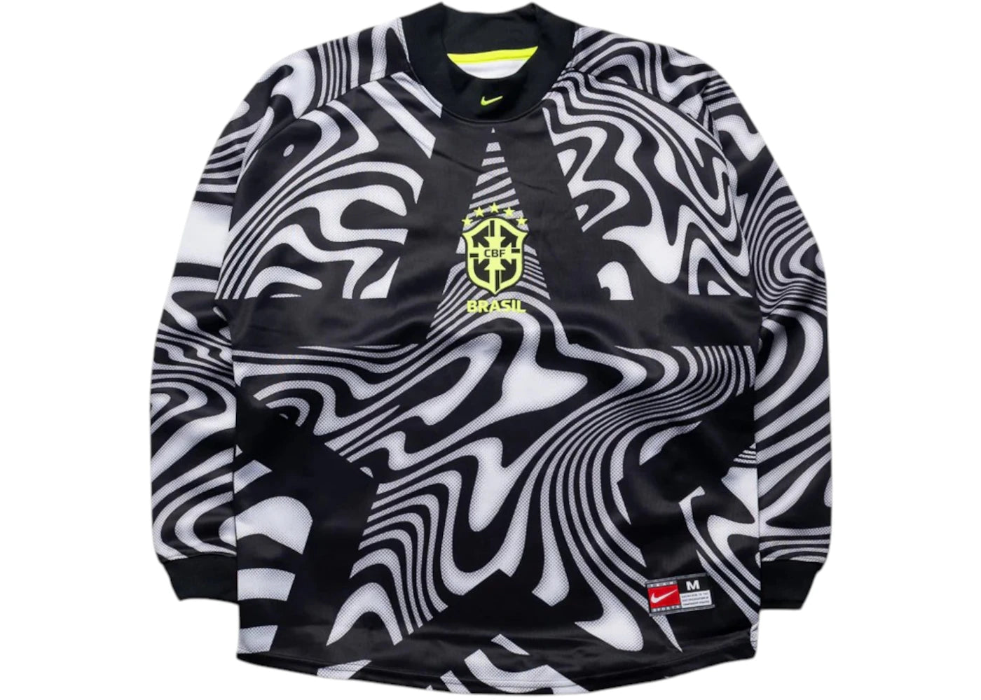 Nike Brazil Authentic Goalkeeper Jersey Black/Volt