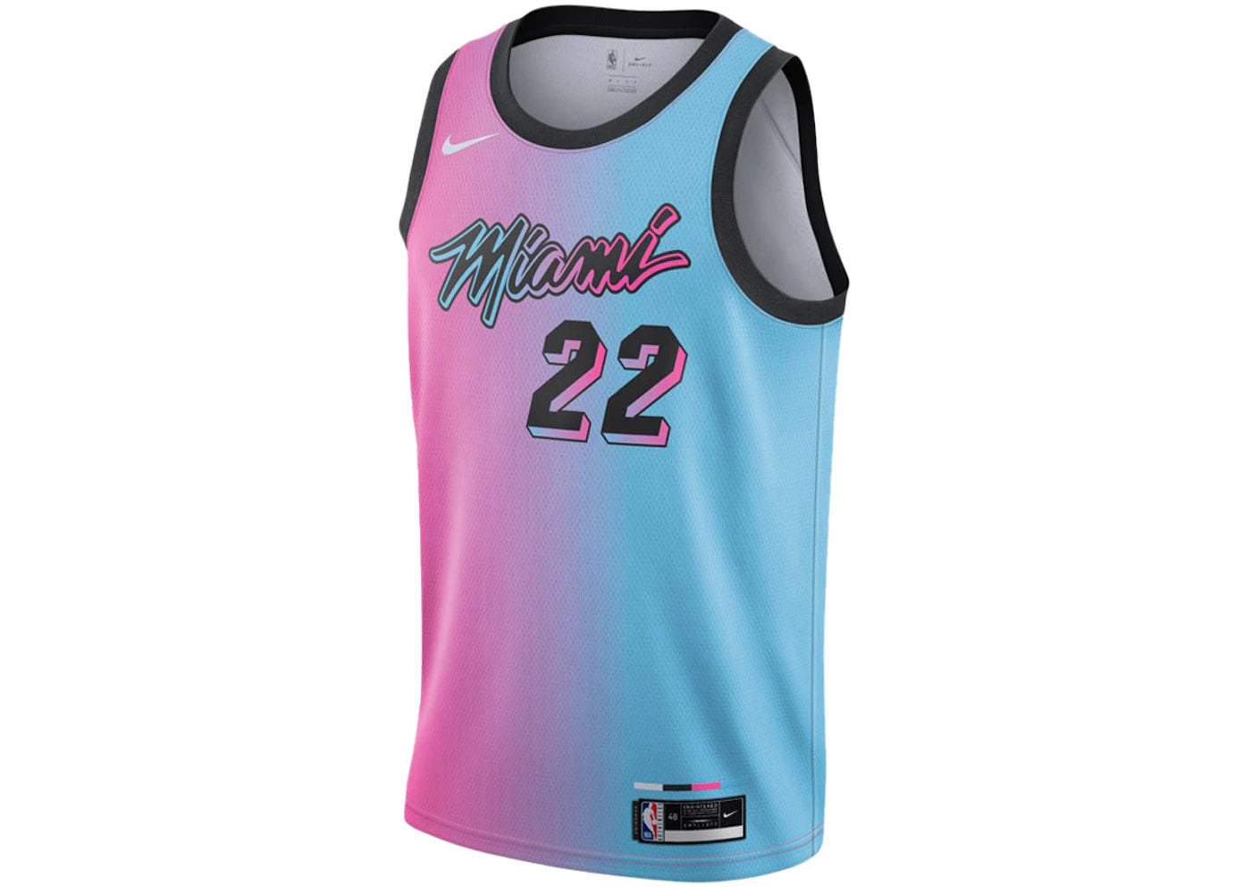 Nike Butler City Edition Swingman Jersey Blue/Pink - vue 360