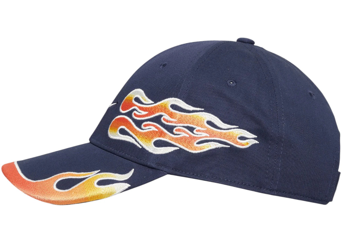Nike Club Semi-Structured OG Flame Cap Midnight Navy - vue secondaire B