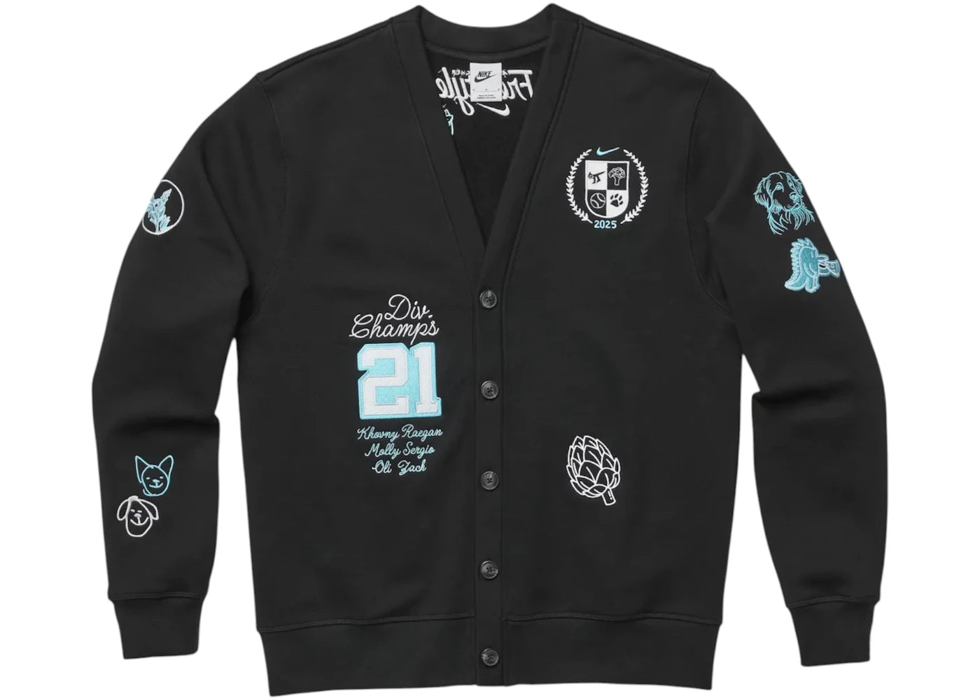 Nike Club x Doernbecher Freestyle Cardigan Black - vue 360