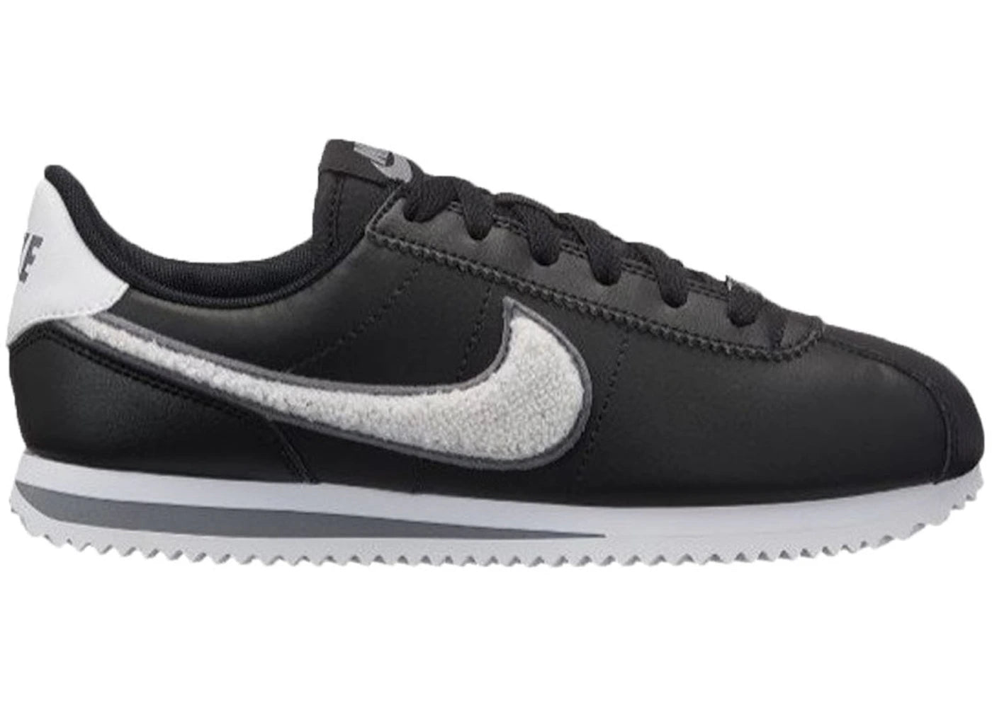 Nike Cortez Basic LTR SE Black (GS) - vue 360