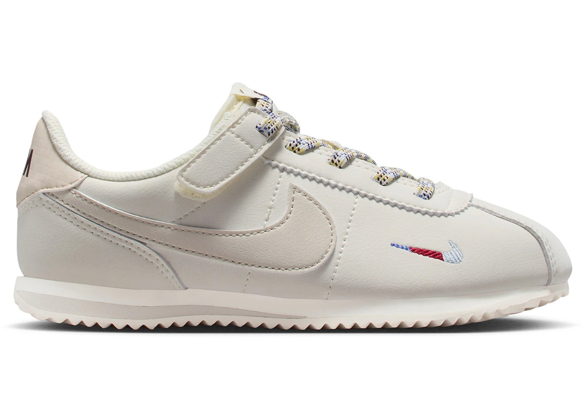 Nike Cortez EasyOn Soft Pearl Comet Blue Burgundy Crush Light Orewood Brown (PS) - vue secondaire A