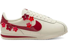 Nike Cortez Leather Florette Sail Tough Red (Women's)