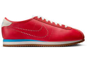 Nike Cortez Leather University Red University Blue Perforated Swoosh (Women's) - authentic Nike sneakers