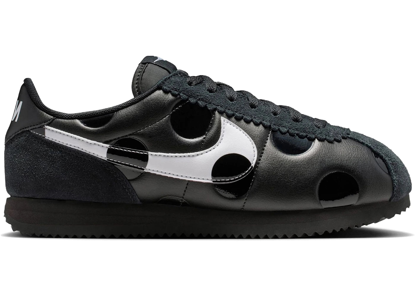 Nike Cortez Polka Dots Black White (Women's) - vue 360