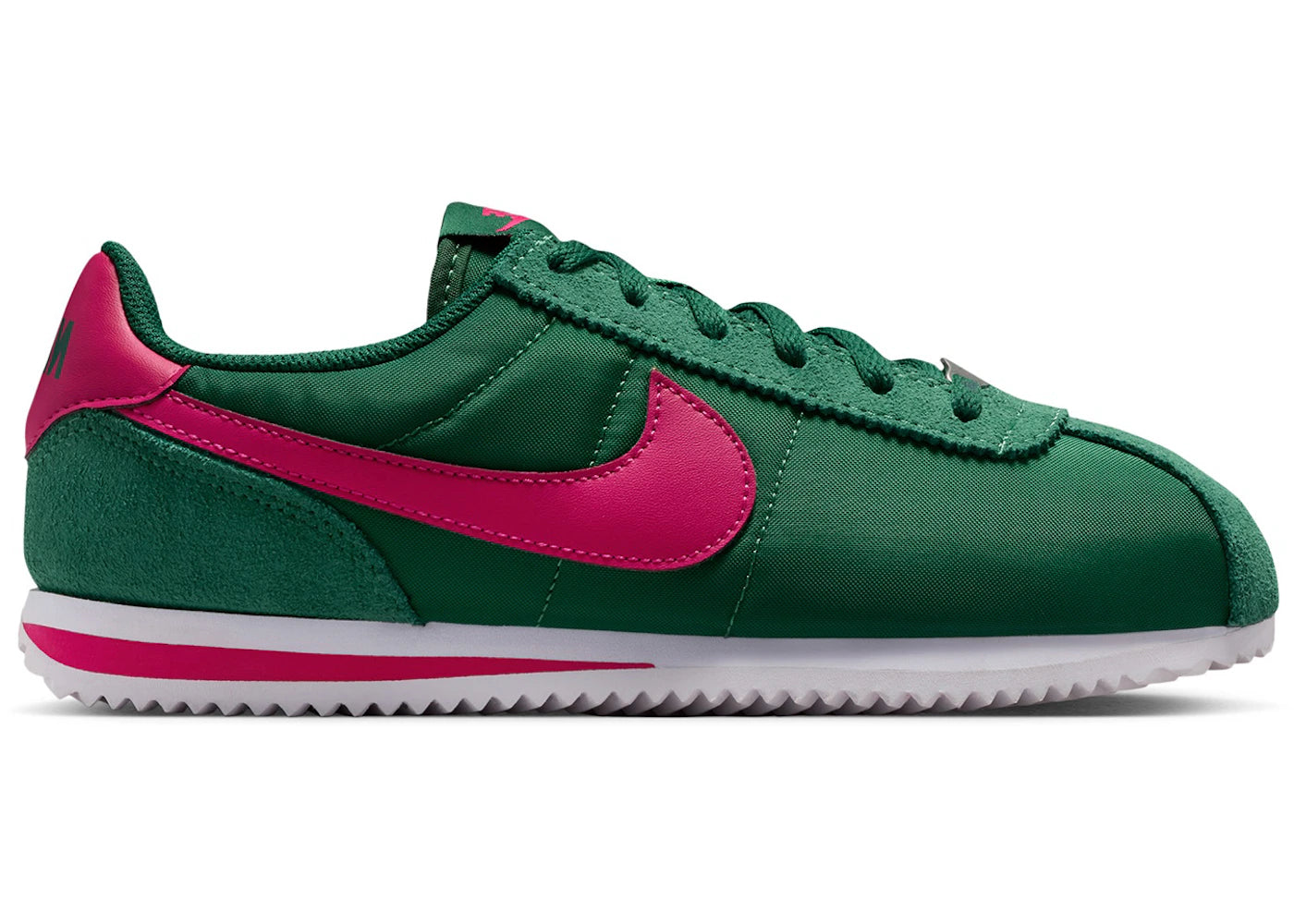 Nike Cortez Textile Gorge Green Wild Cherry (GS) - vue 360