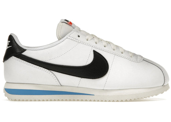 Nike Cortez White Black Light Photo Blue (Women's) sneakers - authentic Nike shoes