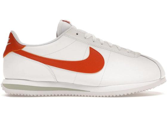 Nike Cortez White Campfire Orange sneakers - authentic Nike shoes