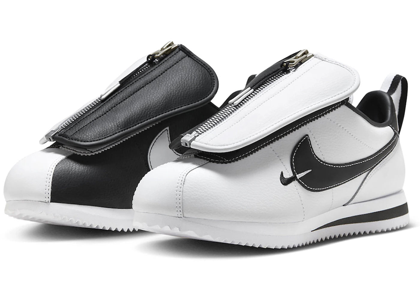 Nike Cortez Yin and Yang Shroud White Black (Women's) - vue secondaire B