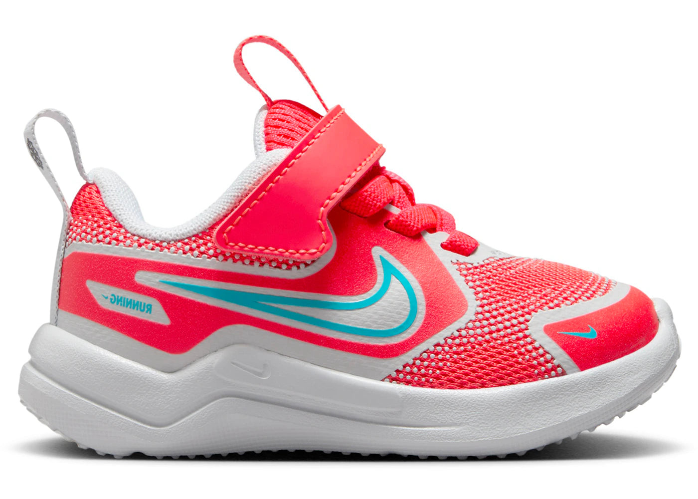 Nike Cosmic Runner Bright Crimson Pure Platinum Black Dusty Cactus (TD) - vue 360