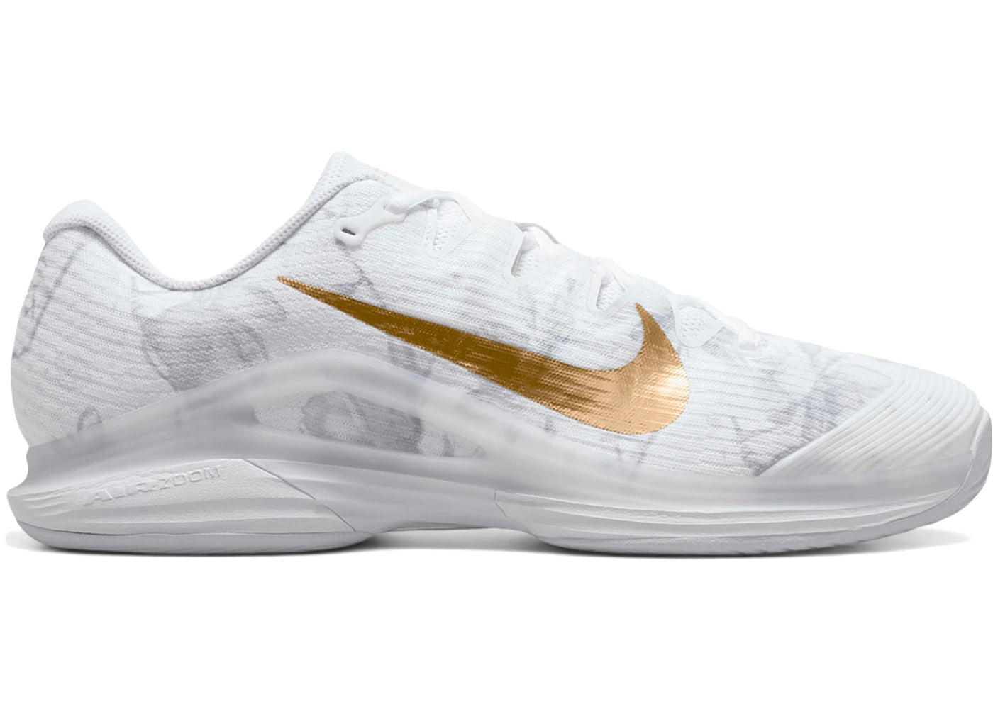 Nike Court Air Zoom Vapor 12 HC Magnolia - vue 360
